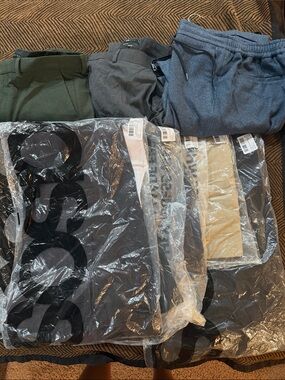 Assorted Men's suit trousers Olive, Gray, Blue, Black
